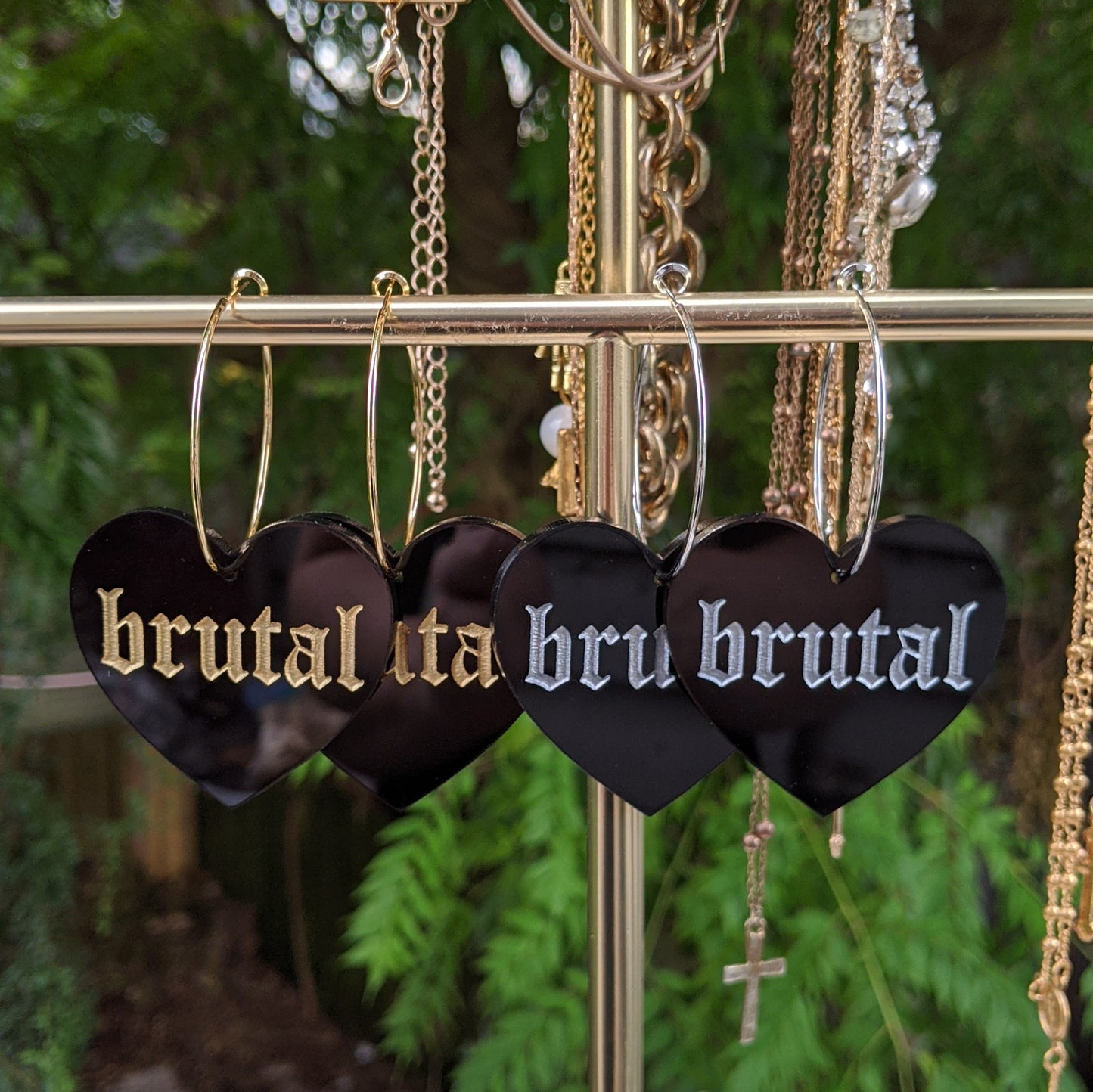 Brutal Heart Hoops - Black