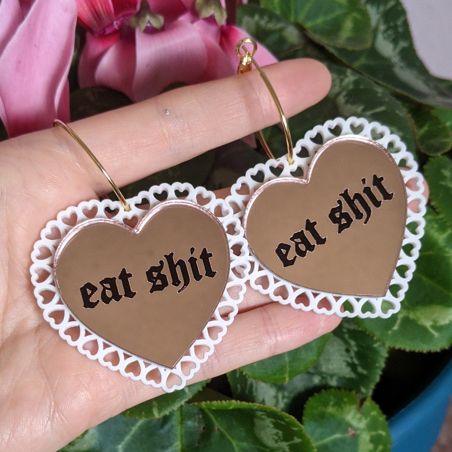 Eat Shit Valentines Hoops